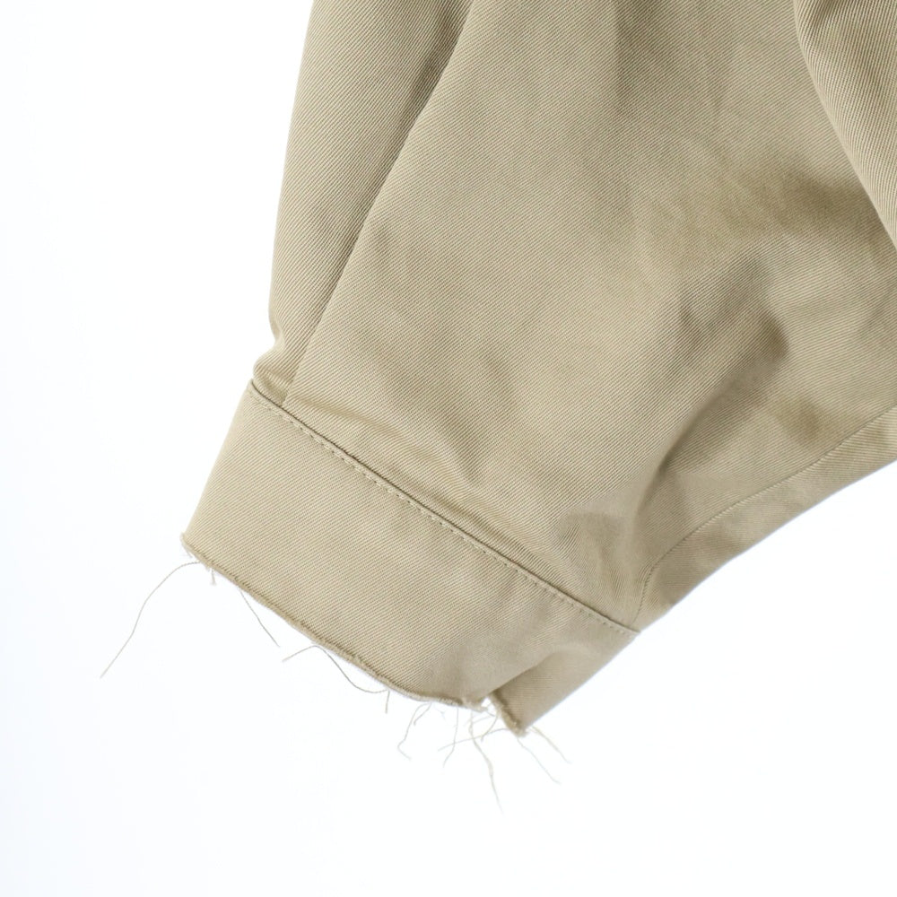 miumiu(ミュウミュウ) Oversized Chino Blouson Jacket オーバーサイズ チノ ブルゾンジャケット ベージュ ML843