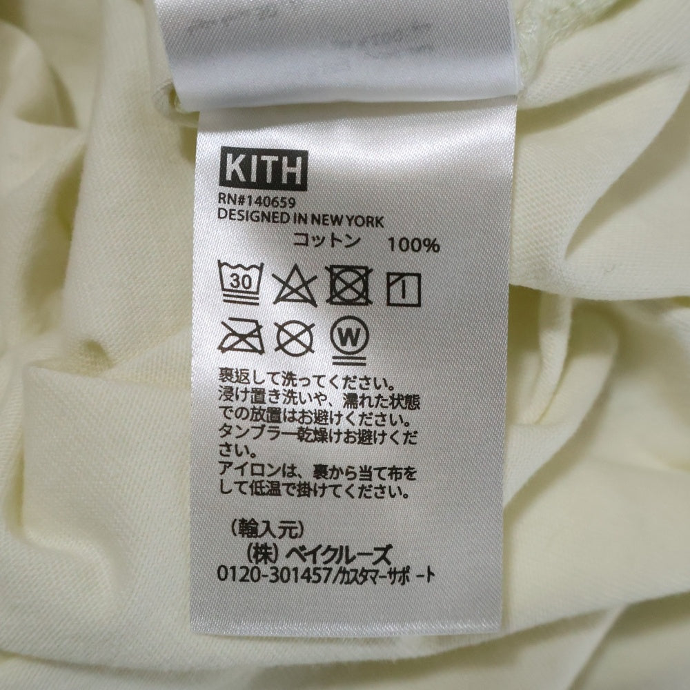 KITH(キス) Classic Logo Tee クラシックロゴ 半袖Tシャツ カットソー クリーム