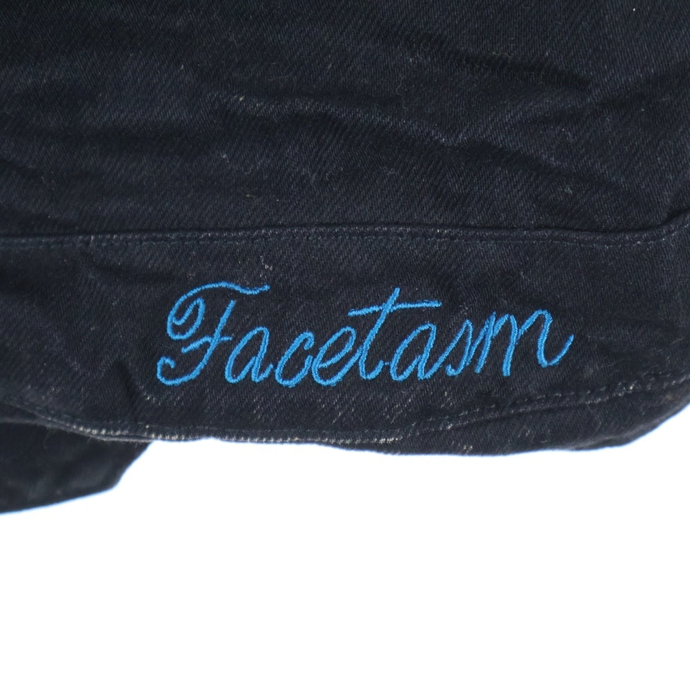 FACETASM(ファセッタズム) ×Levi's TYPE 1 VEST リーバイス タイプワン ベスト ブラック YA-VE-U01