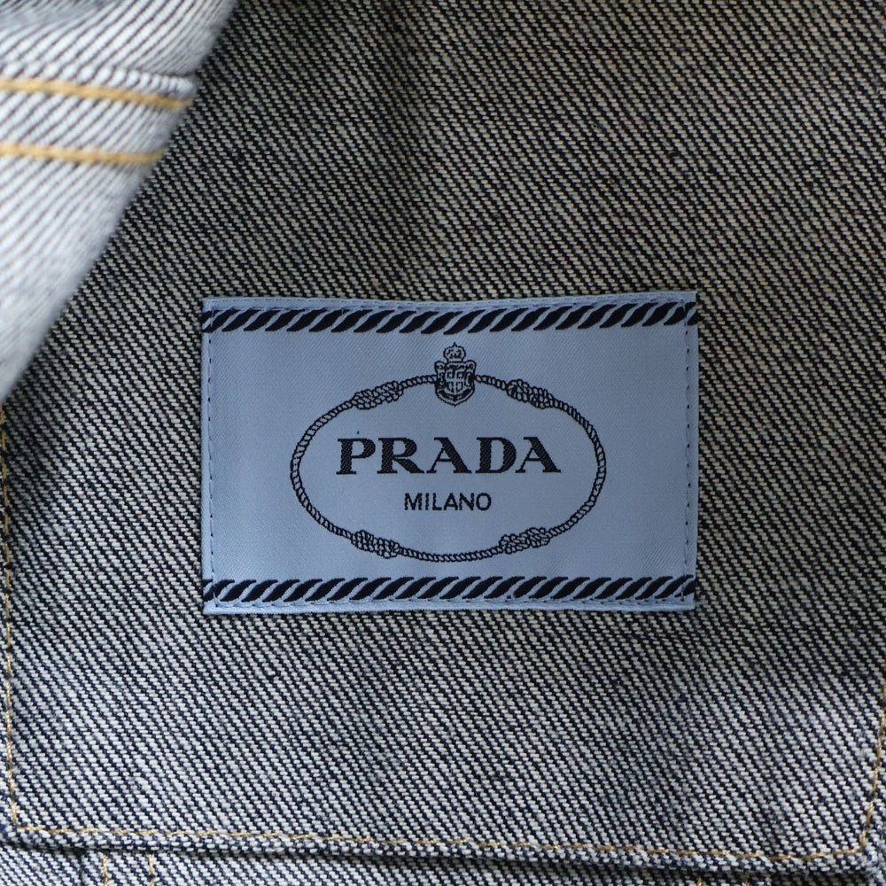 PRADA(プラダ) 24AW Selvedge Denim Vest セルビッジデニムベスト インディゴ GFB312