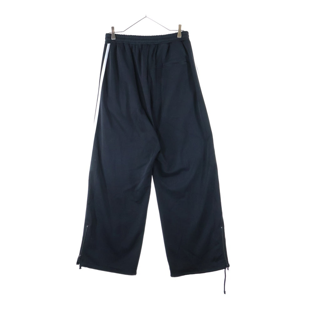 doublet(ダブレット) VINTAGE EFFECT TRACK PANTS ヴィンテージ エフェクト トラックパンツ ブラック/ホワイト