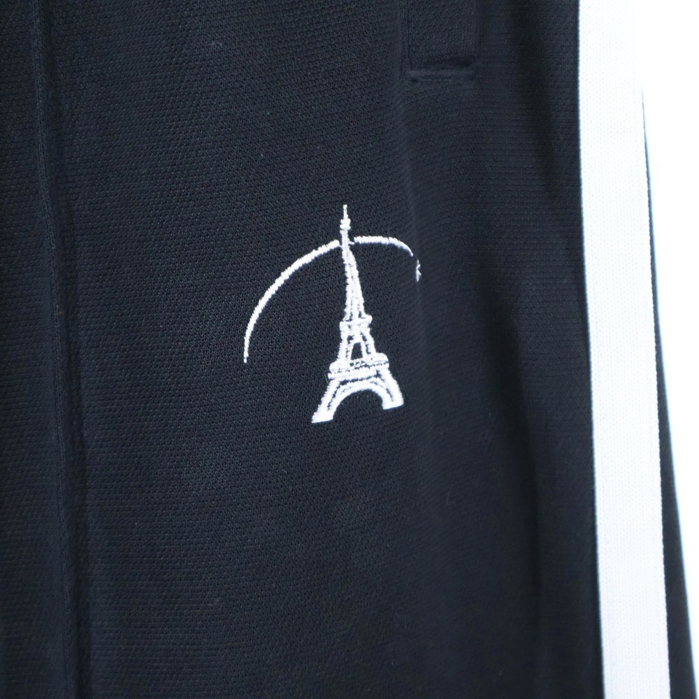 doublet(ダブレット) VINTAGE EFFECT TRACK PANTS ヴィンテージ エフェクト トラックパンツ ブラック/ホワイト