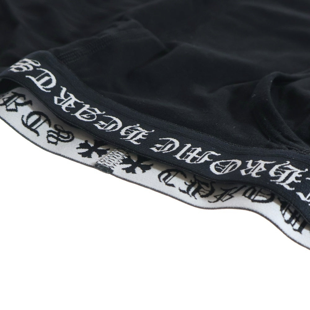 CHROME HEARTS(クロムハーツ) UNDERWEAR BOXER BRIEFS ホースシュープリント ボクサーブリーフ パンツ ブラック