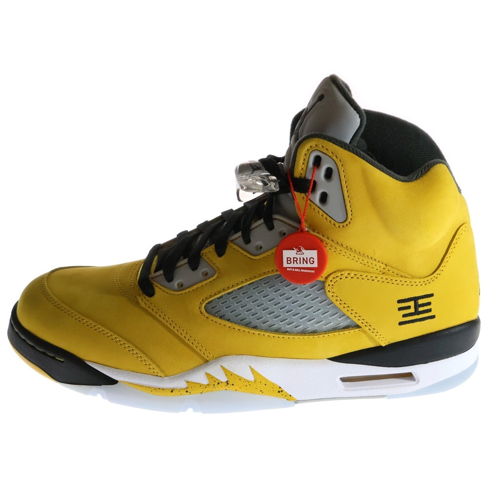 NIKE(ナイキ) AIR JORDAN 5 RETRO T23 IO3372-700 エアジョーダン 5 レトロ ハイカットスニーカー US11/29cm イエロー