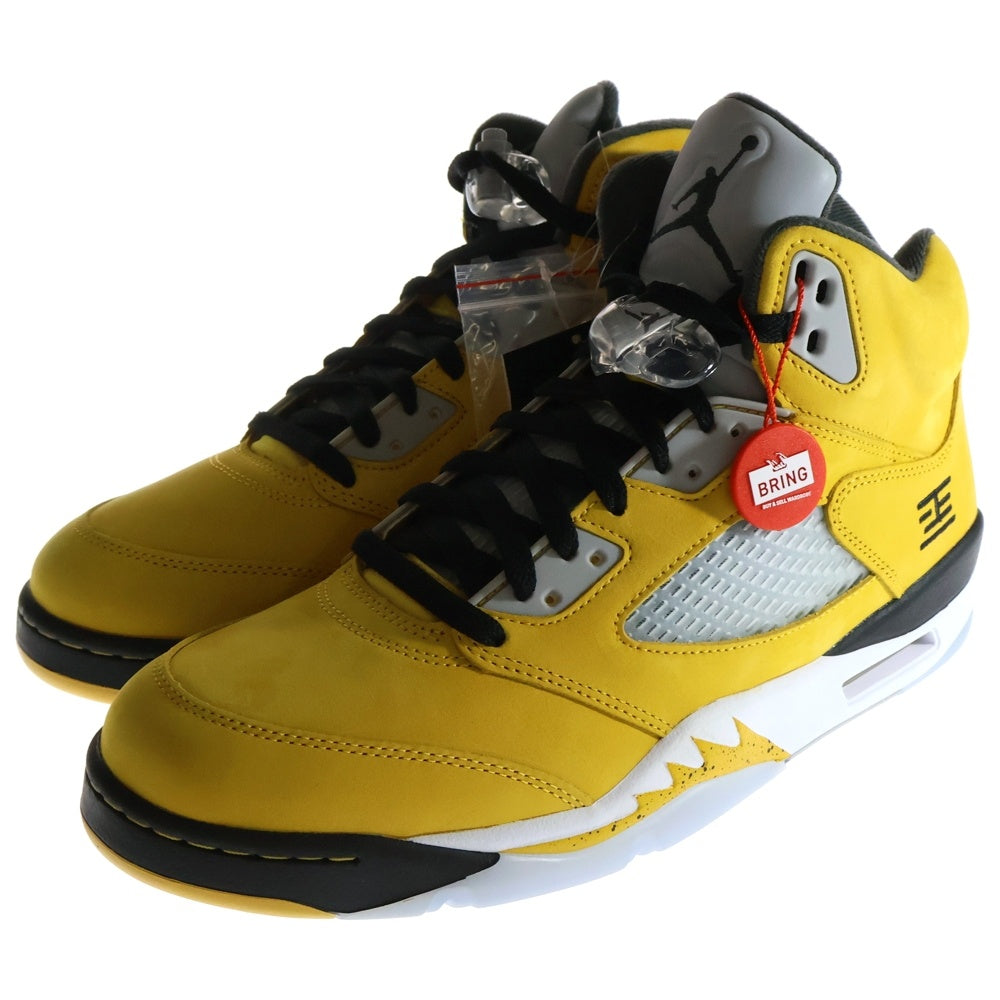 NIKE(ナイキ) AIR JORDAN 5 RETRO T23 IO3372-700 エアジョーダン 5 レトロ ハイカットスニーカー US11/29cm イエロー