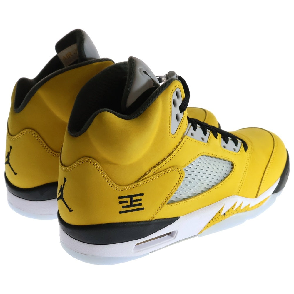 NIKE(ナイキ) AIR JORDAN 5 RETRO T23 IO3372-700 エアジョーダン 5 レトロ ハイカットスニーカー US11/29cm イエロー