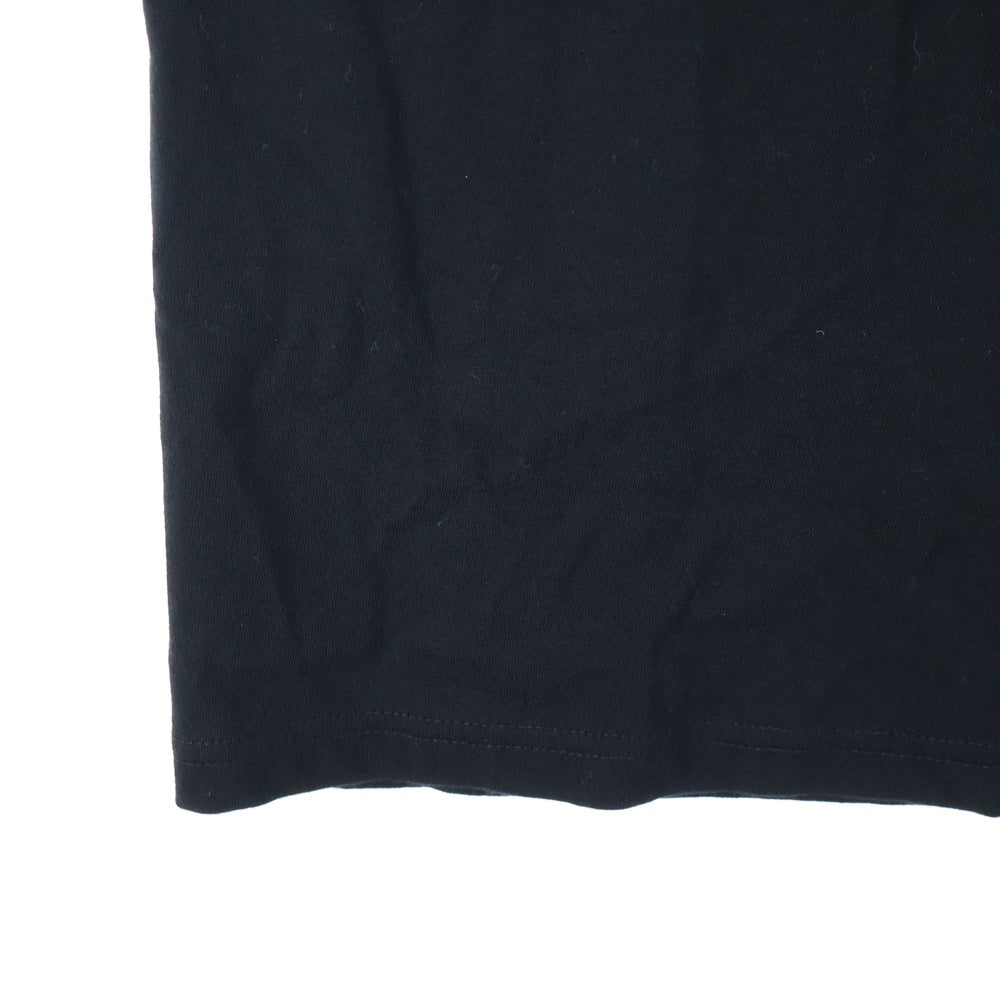 Yohji Yamamoto POUR HOMME(ヨウジヤマモト プールオム) ヘンリーネック Tシャツ ボタン装飾半袖Tシャツ HE-T08-072 ブラック