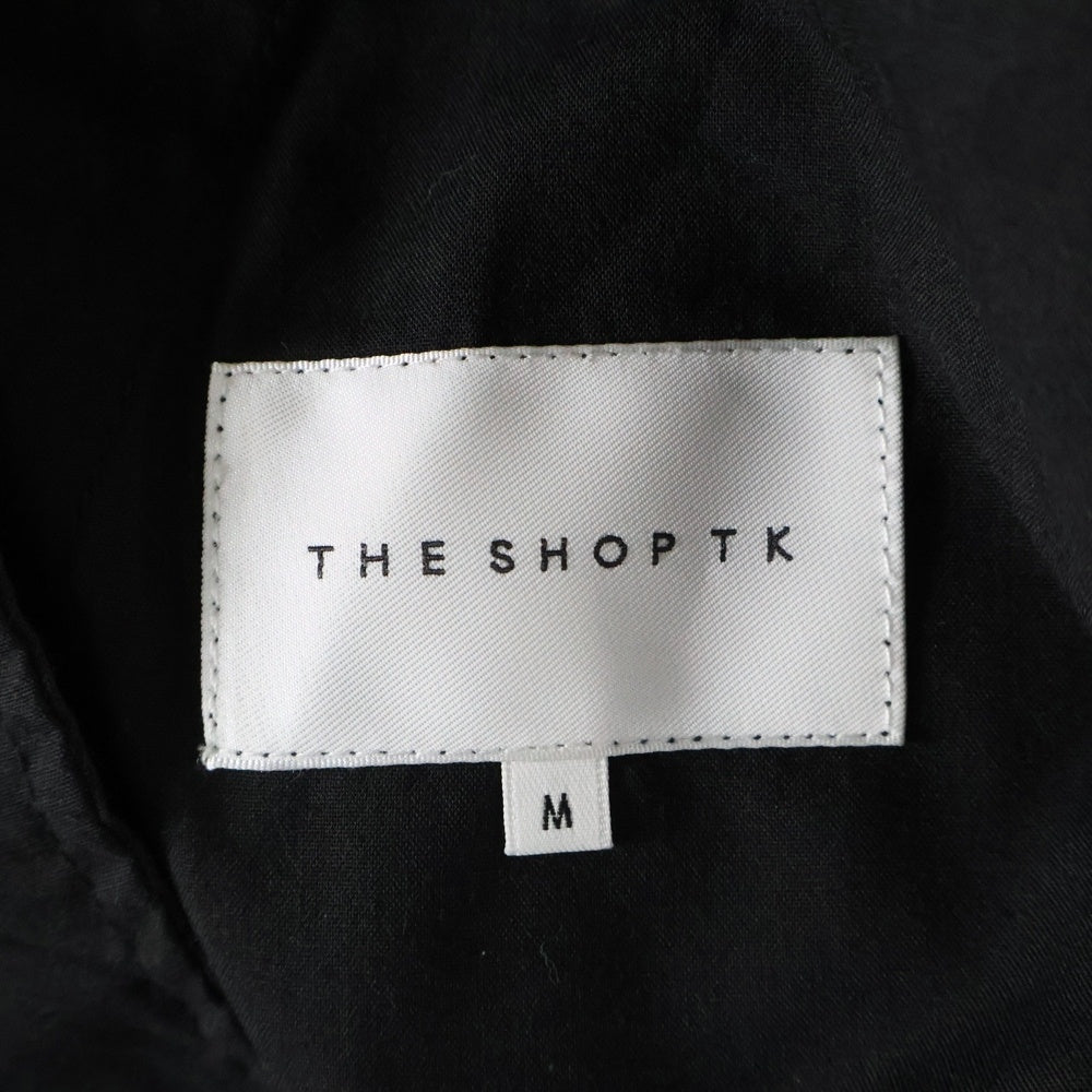 THE SHOP TK(ザ ショップ ティーケー) ストレートワイドスラックス ブラック