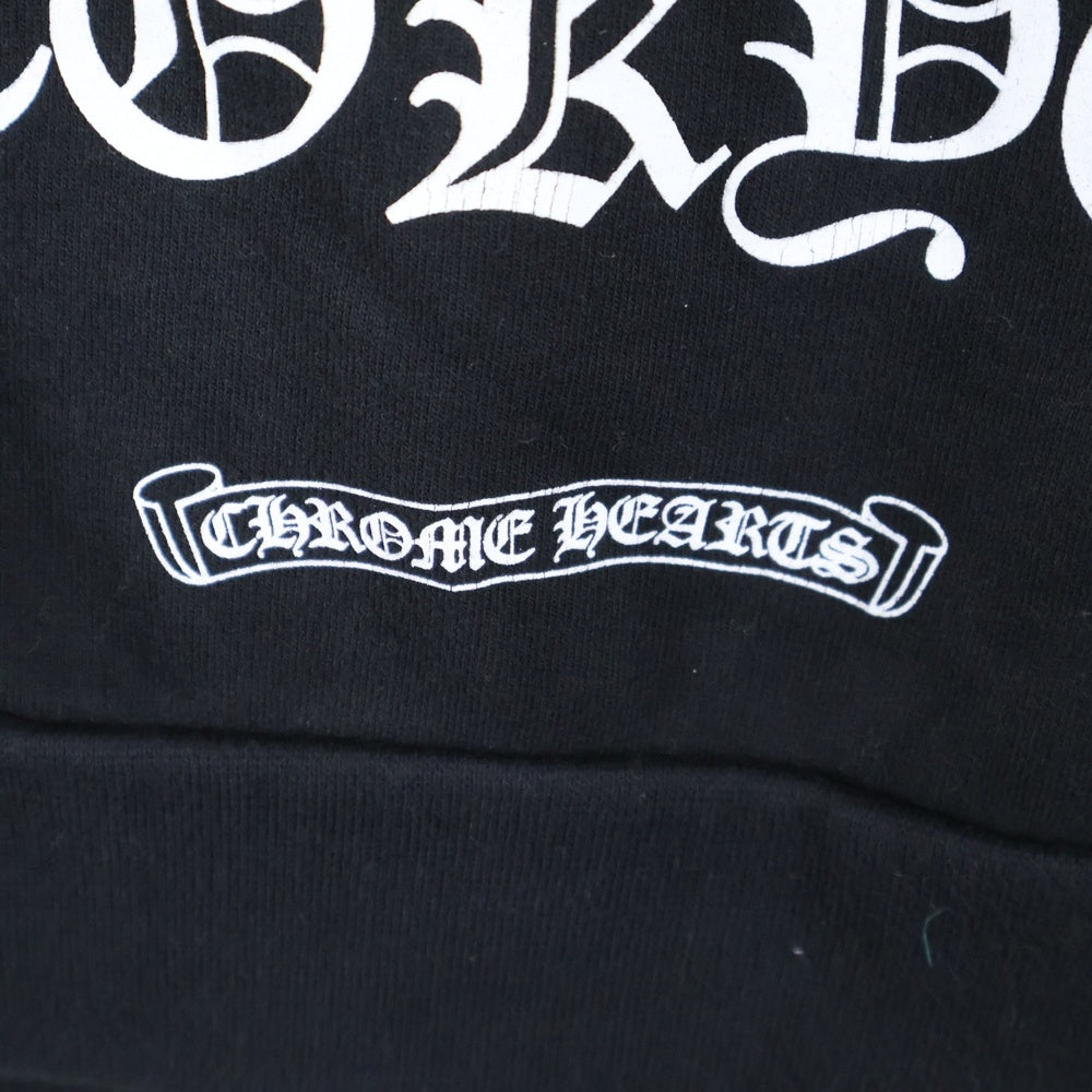 CHROME HEARTS(クロムハーツ) SWTSHRT HD ZIP 東京限定 ホースシュー バックプリント ジップアップパーカー ブラック