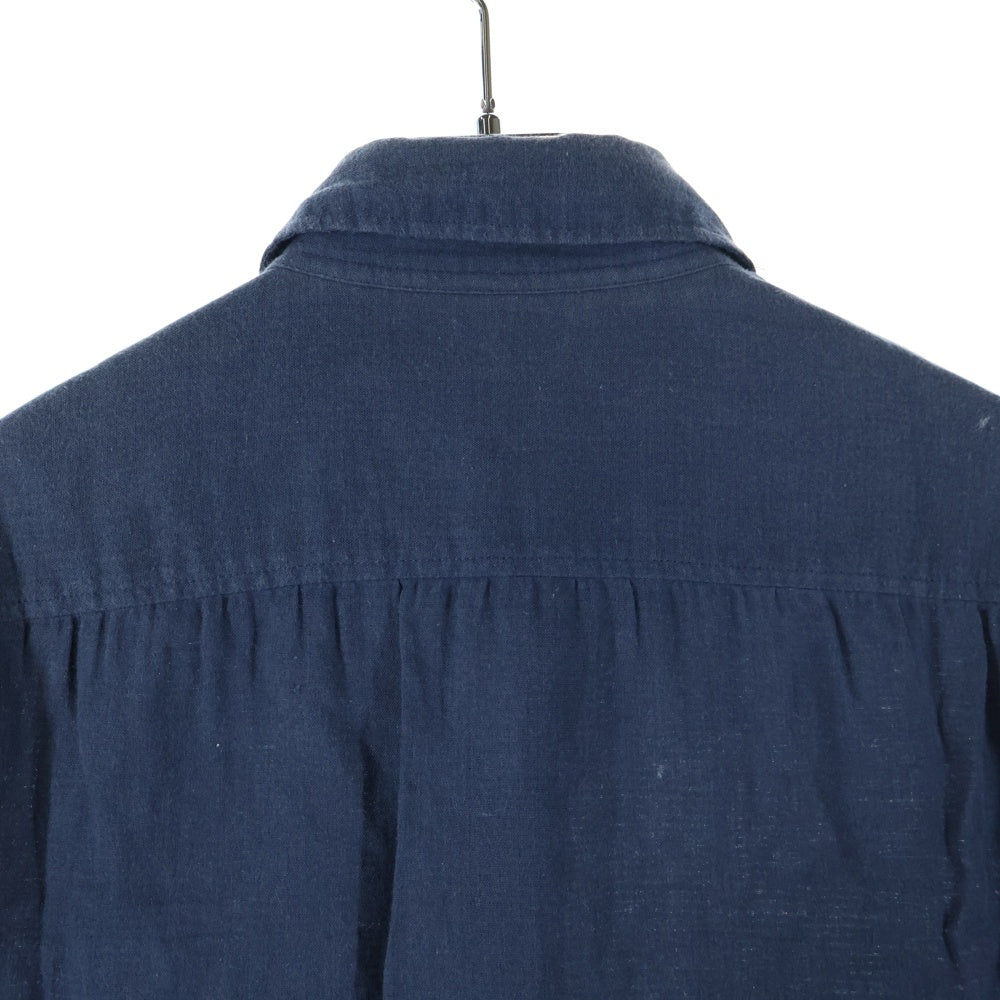 B Yohji Yamamoto(ビー ヨウジヤマモト) SHORT SLEEVE SHIRT ショートスリーブ 半袖シャツ ネイビー HB-B58-909