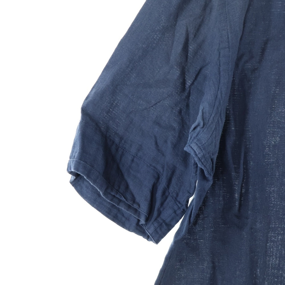 B Yohji Yamamoto(ビー ヨウジヤマモト) SHORT SLEEVE SHIRT ショートスリーブ 半袖シャツ ネイビー HB-B58-909
