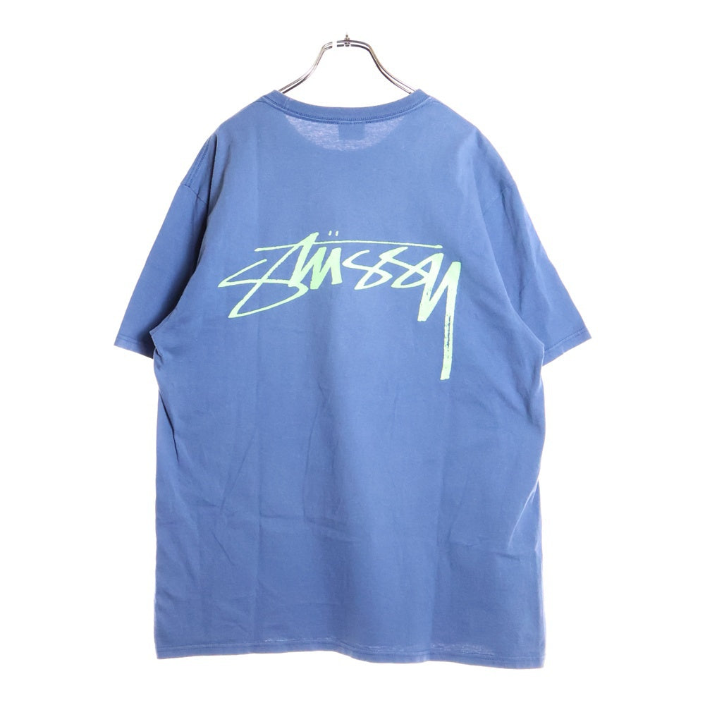 STUSSY(ステューシー) SURF STOCK TEE サーフストック 半袖Tシャツ カットソー ブルー