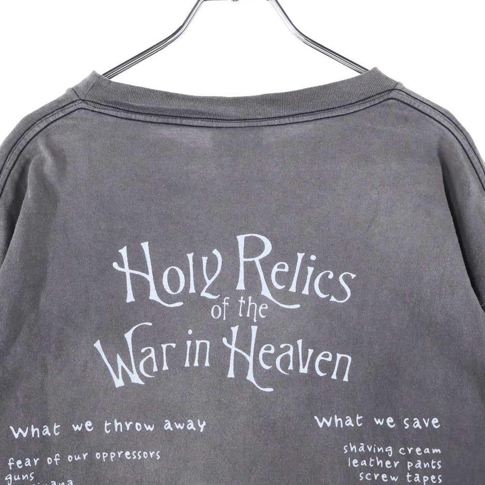 セントマイケル★24SS ヴィンテージ加工ロングスリーブTシャツ カットソー セントマイケル☆24SS ヴィンテージ加工ロングスリーブTシャツ