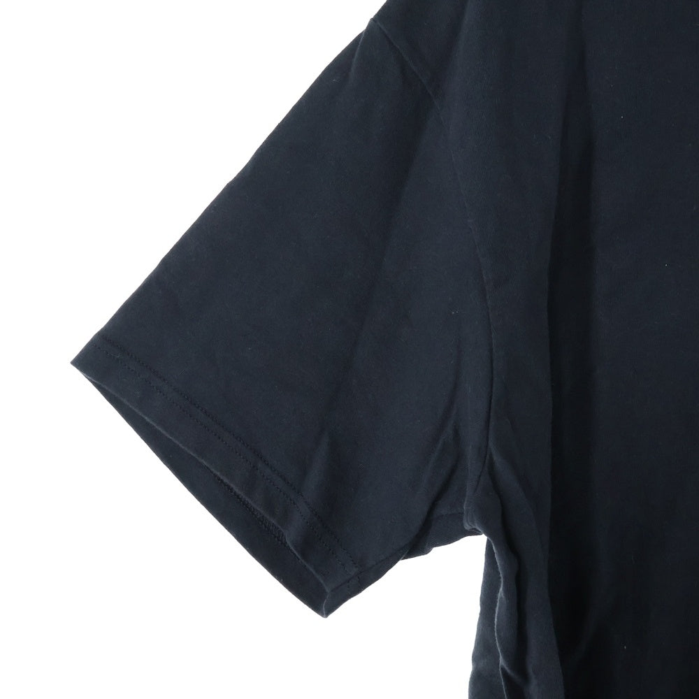SUPREME(シュプリーム) 24SS BACKWARDS TEE バックワードティー バックロゴプリントクルーネック半袖Tシャツ ブラック