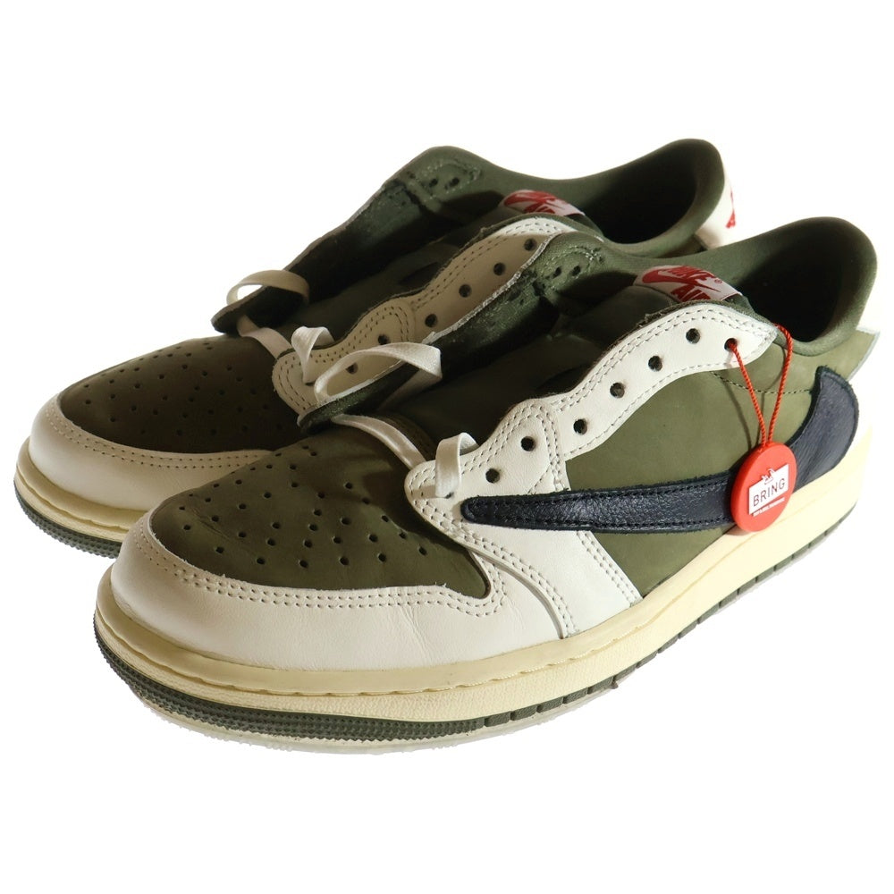 Nike Air Jordan 1 Low travis リバースオリーブ Travis Scott X Jordan 1 Low OG SP 'Reverse Olive / Medium