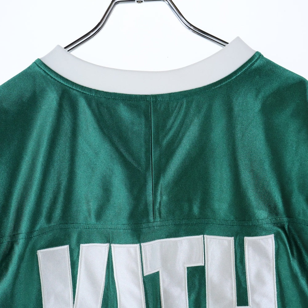 KITH(キス) Koda Cropped Football Jersey クロップド フットボール ジャージ 半袖Tシャツ レディース グリーン