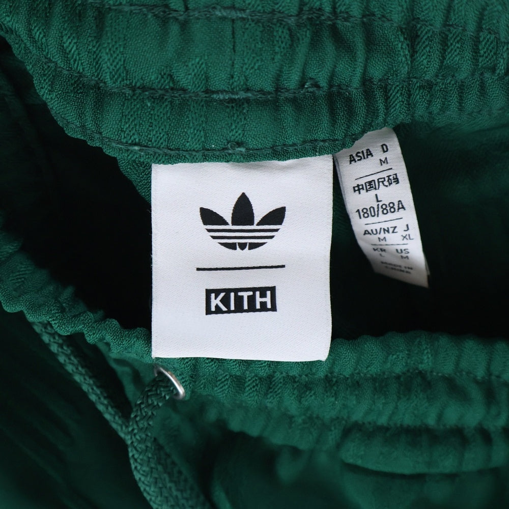 KITH(キス) ×ADIDAS FOOTBALL SHORT アディダス フットボール ショーツ レディース グリーン