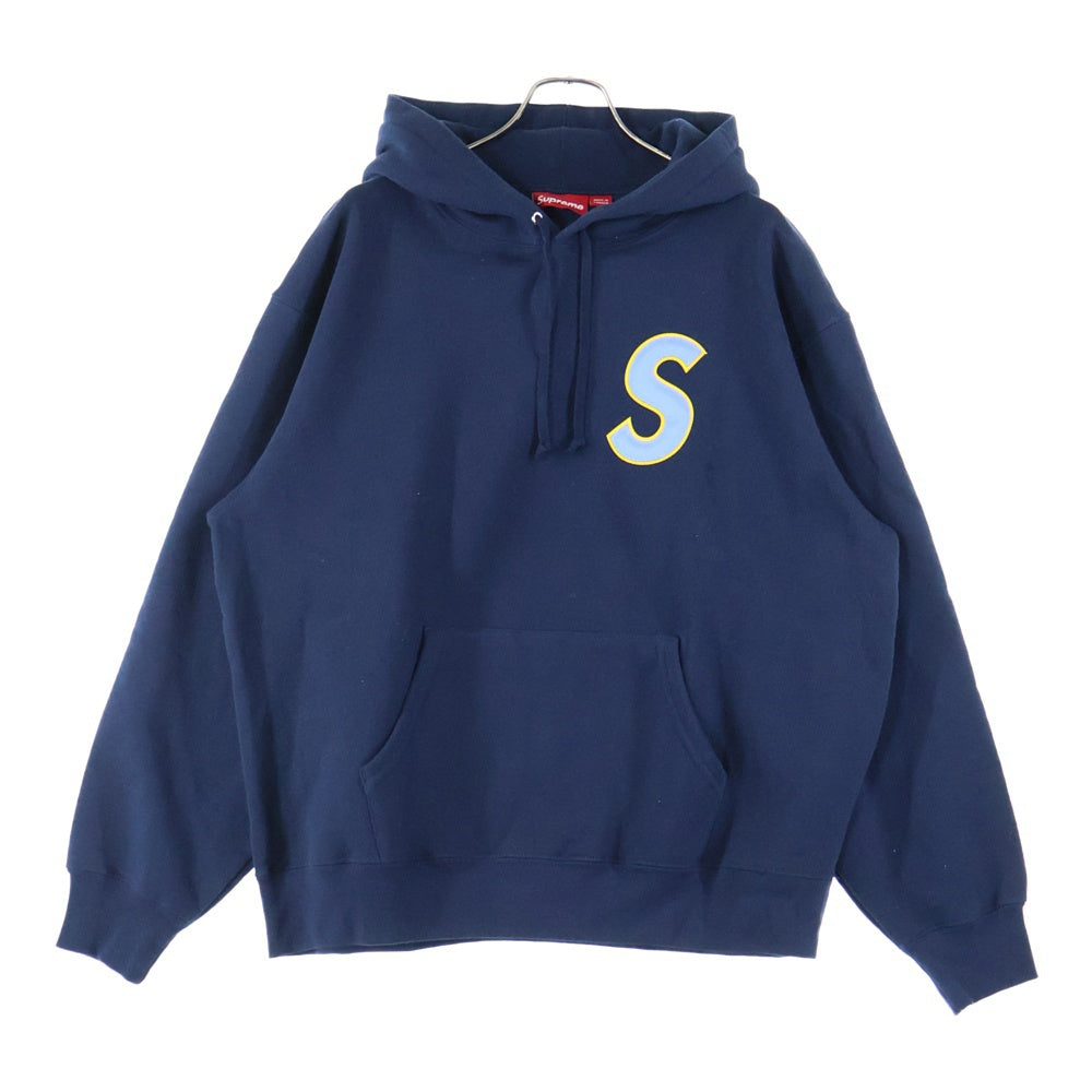 SUPREME(シュプリーム) 25SS S Logo Hooded Sweatshirt Sロゴ プルオーバーパーカー スウェット ネイビー