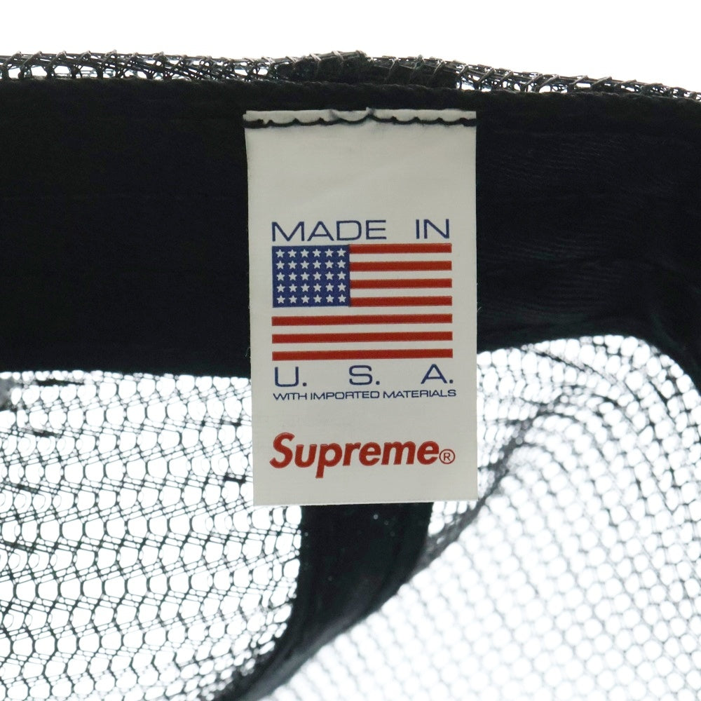 SUPREME(シュプリーム) 25SS Beef Mesh Back 5-Panel ビーフ メッシュ バッグ キャップ 帽子 ブラック