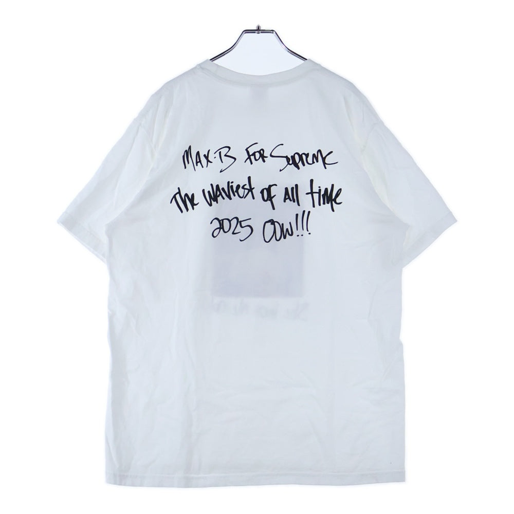 SUPREME(シュプリーム) 25SS Max B Tee マックスビー シーラブズミー フォトプリント クルーネック 半袖Tシャツ カットソー ホワイト