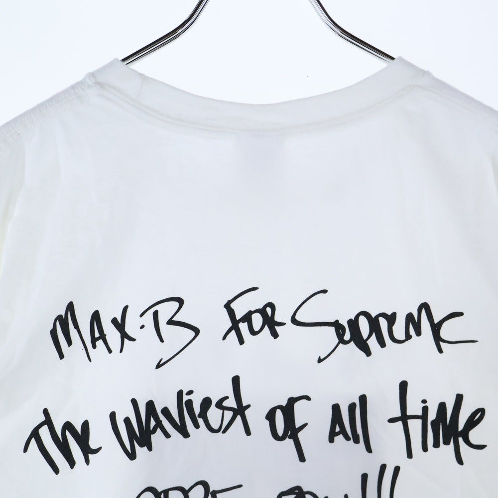 SUPREME(シュプリーム) 25SS Max B Tee マックスビー シーラブズミー フォトプリント クルーネック 半袖Tシャツ カットソー ホワイト