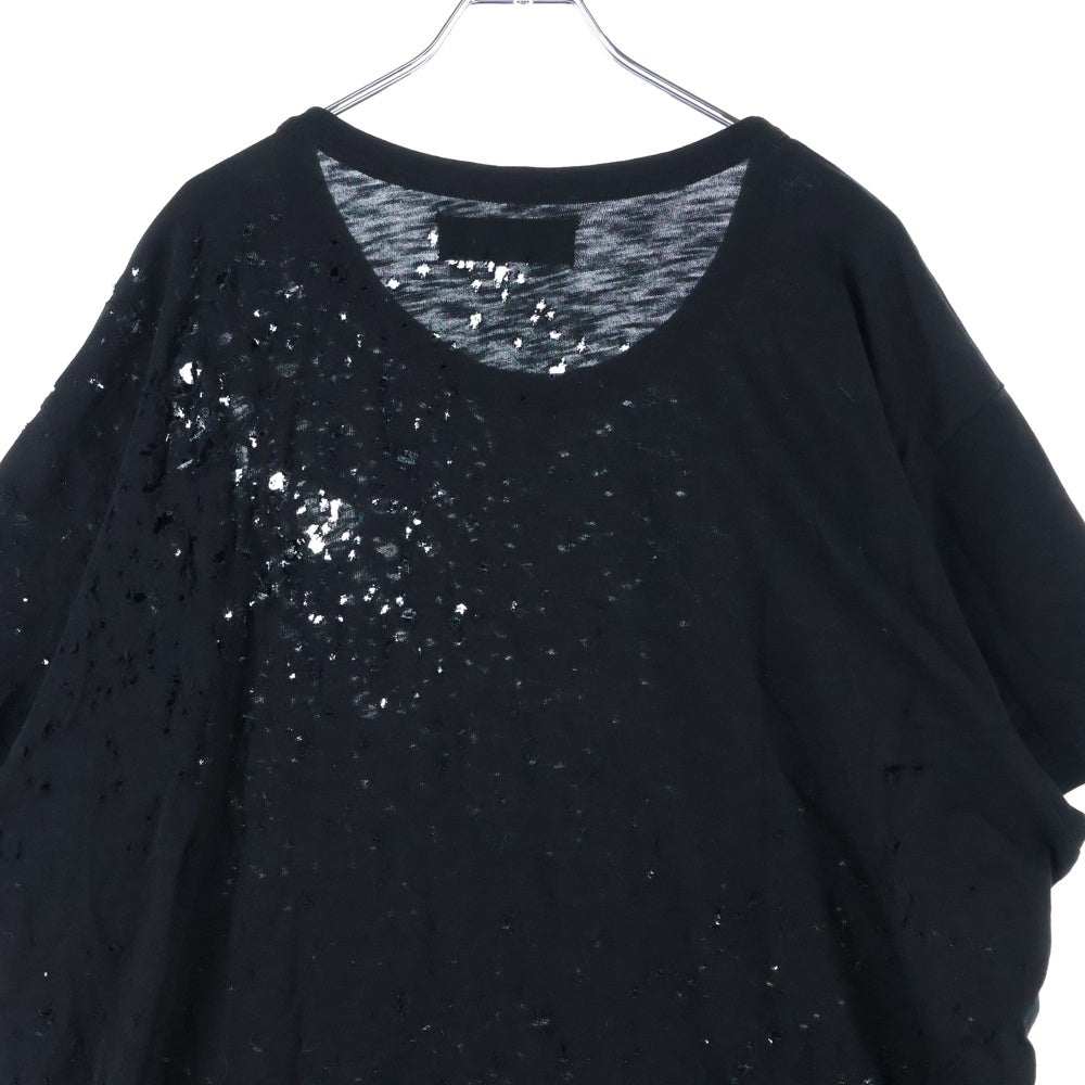 AMIRI(アミリ) MA Shotgun T-Shirt ショットガン ダメージ加工 半袖Tシャツ ブラック