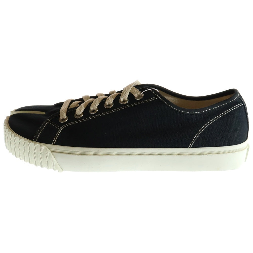 Maison Margiela 22(メゾンマルジェラ) 22AW Tabi Sneakers 足袋 タビ キャンバスローカットスニーカー ブラック S37WS0578
