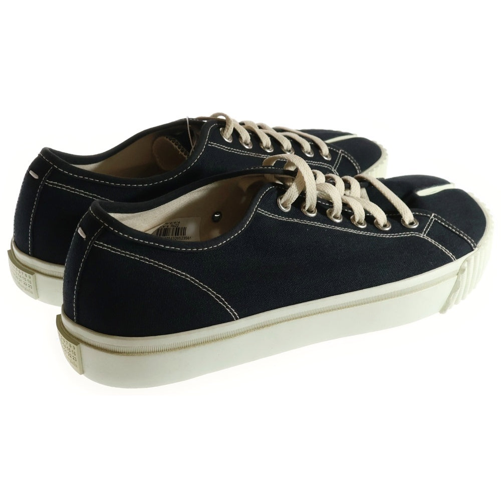 Maison Margiela 22(メゾンマルジェラ) 22AW Tabi Sneakers 足袋 タビ キャンバスローカットスニーカー ブラック S37WS0578