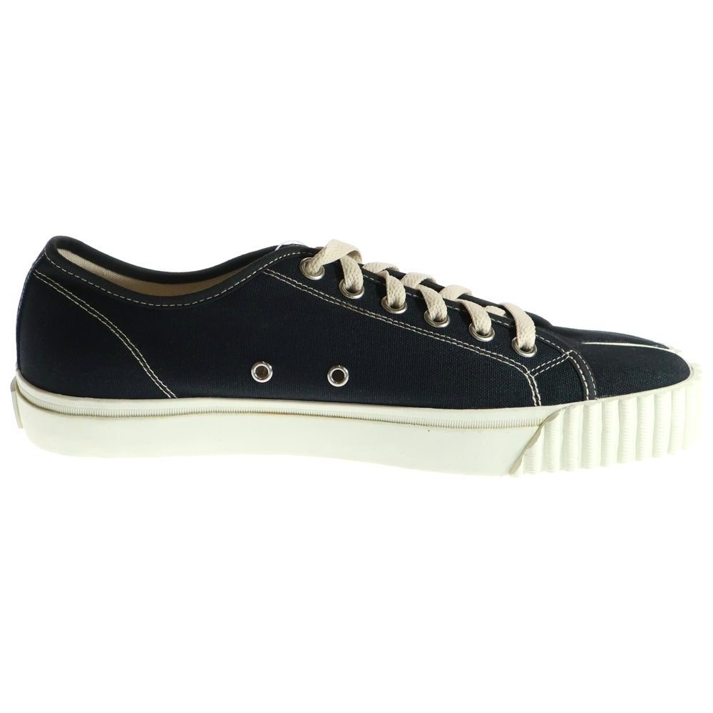 Maison Margiela 22(メゾンマルジェラ) 22AW Tabi Sneakers 足袋 タビ キャンバスローカットスニーカー ブラック S37WS0578