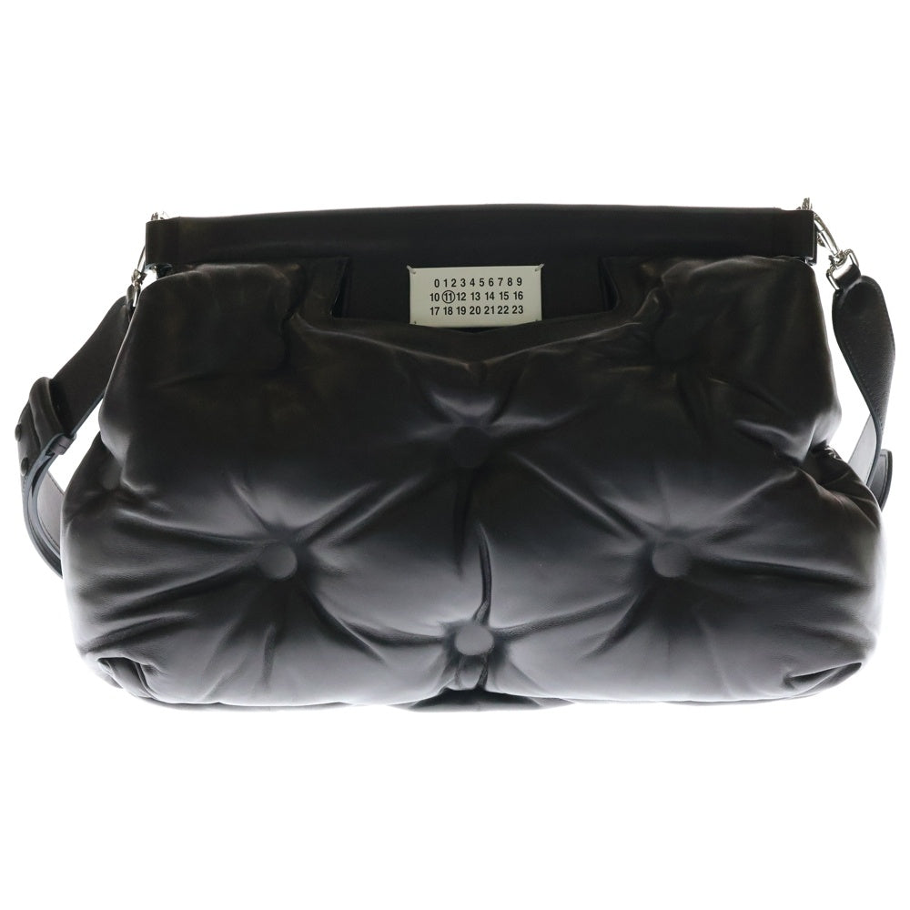 Maison Margiela 11(メゾンマルジェラ11) 22AW GLAM SLAM CLASSIQUE グラム スラム クラシック レザーショルダーバッグ ブラック S56WG0177
