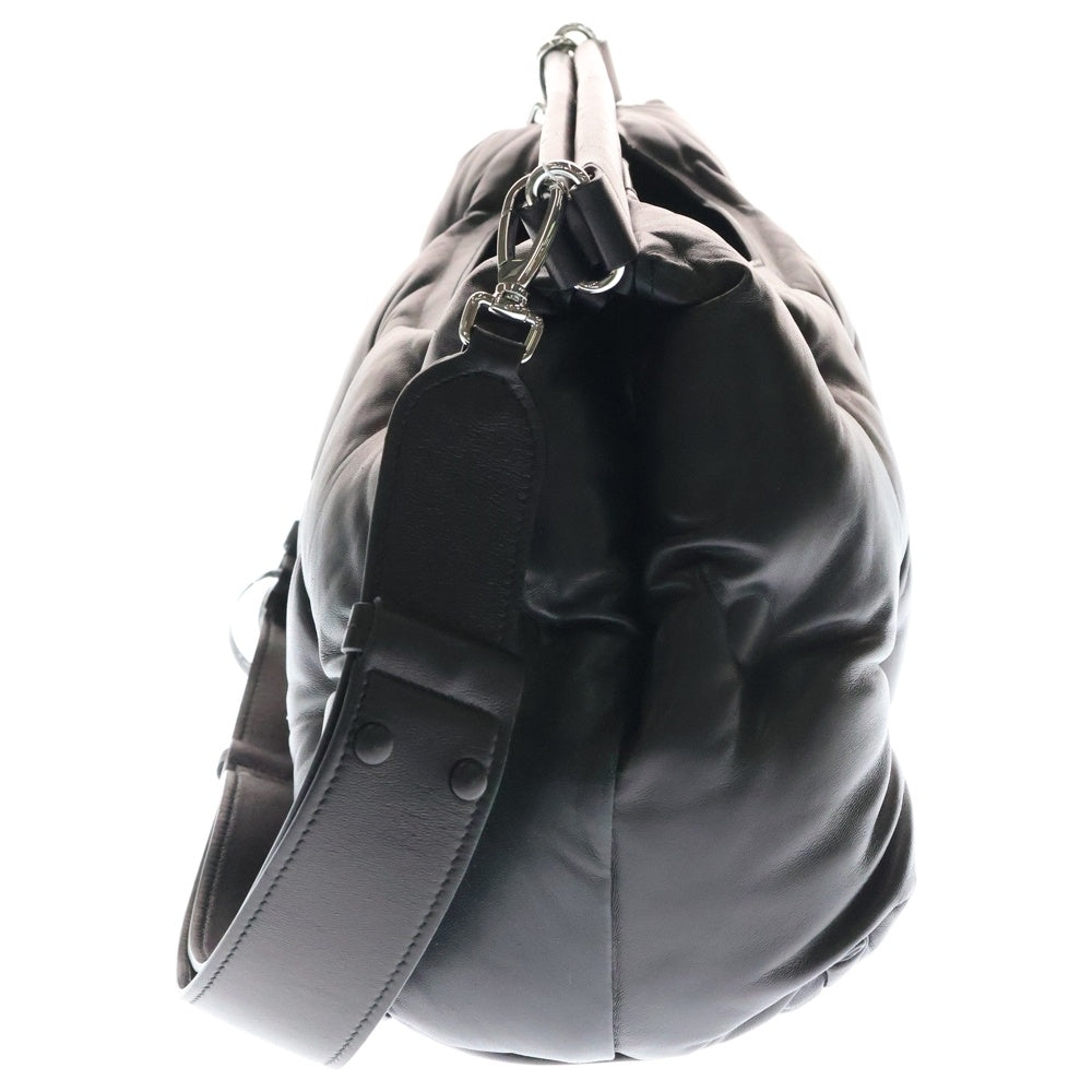 Maison Margiela 11(メゾンマルジェラ11) 22AW GLAM SLAM CLASSIQUE グラム スラム クラシック レザーショルダーバッグ ブラック S56WG0177