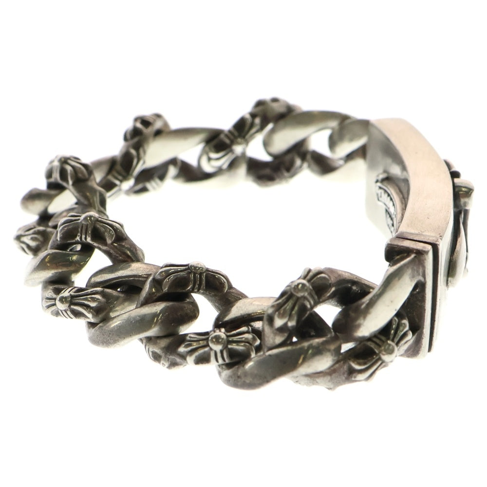 CHROME HEARTS(クロムハーツ) ID DAGGER ダガーIDファンシーリンクブレスレット 13LINK シルバー BCA157