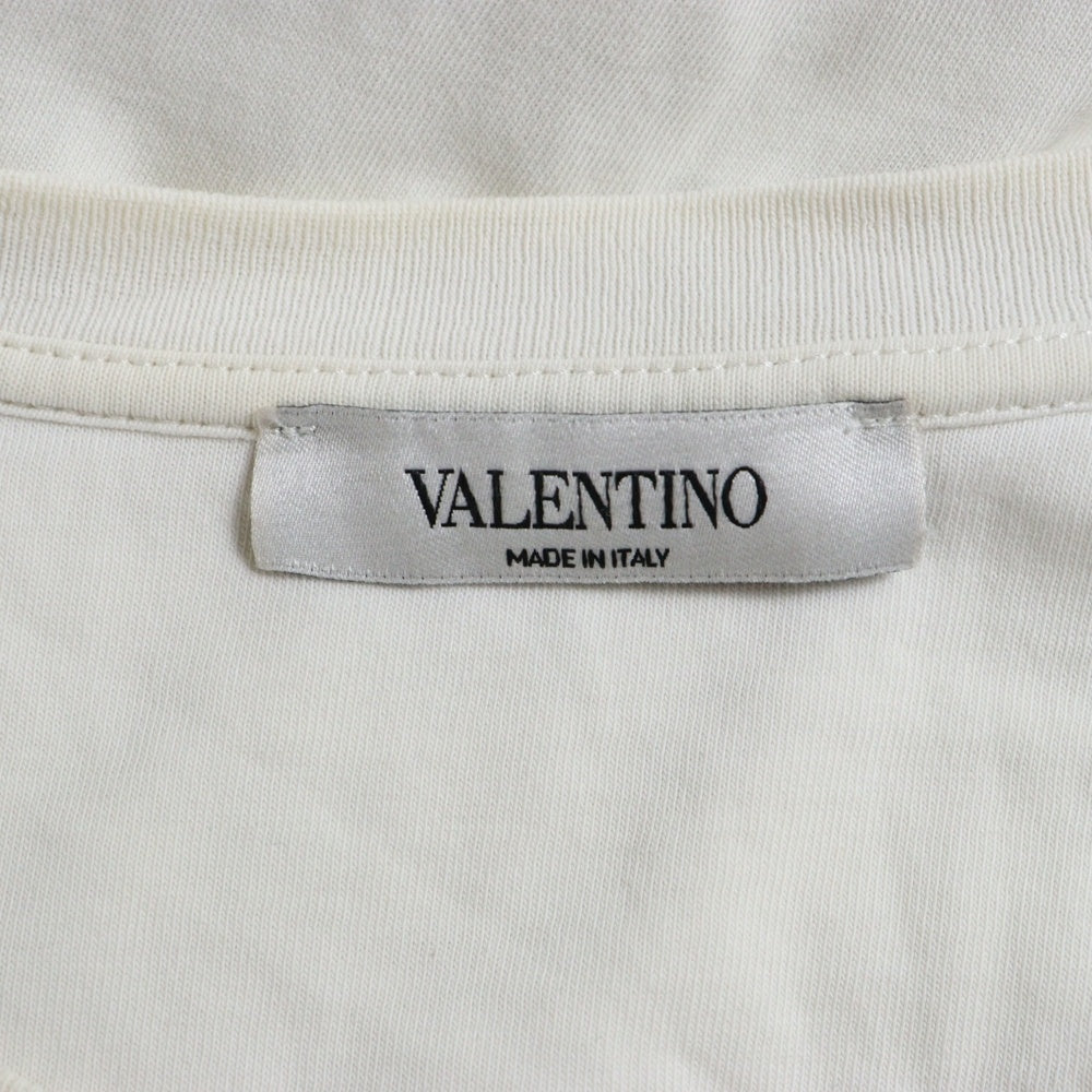 VALENTINO(ヴァレンティノ) Logo T-Shirt 半袖Tシャツ ホワイト RV3MG00PGGQ