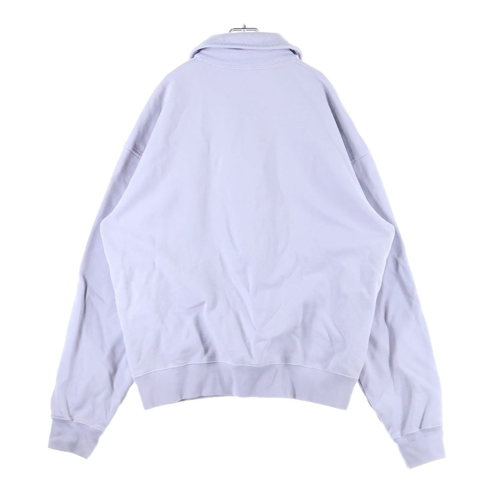 DIOR(ディオール) 22AW Half-Zipped Long-Sleeved Sweatshirt ロゴ刺繍 ハーフジップスウェットトレーナー グレー 313J650A0807