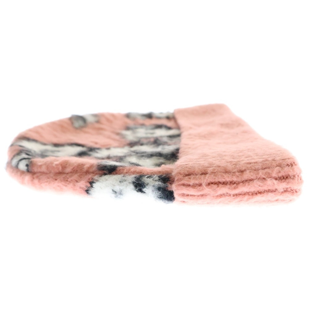 CELINE(セリーヌ) Knit Beanie エイミードリアン 犬柄 ニットビーニー ニット帽 帽子 ピンク 2A97W531Q