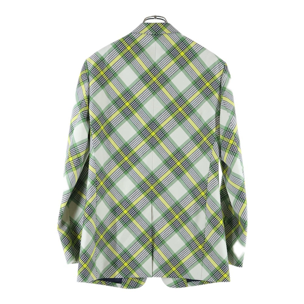 DIOR(ディオール) 22SS Tailored Jacket 2B バイアスチェック テーラードジャケット グリーン 29TC274A5572