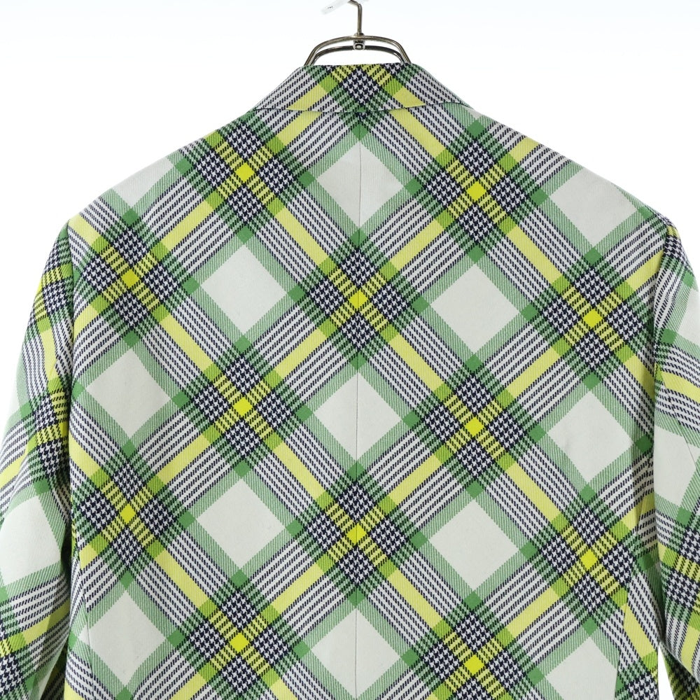 DIOR(ディオール) 22SS Tailored Jacket 2B バイアスチェック テーラードジャケット グリーン 29TC274A5572
