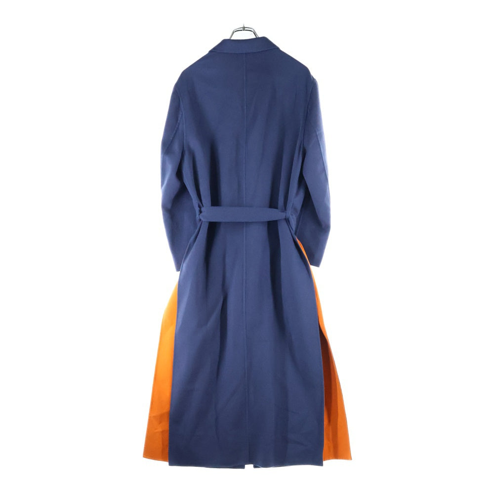 DIOR(ディオール) Wool Coat ウール ロングコート ネイビー 143C350A4748