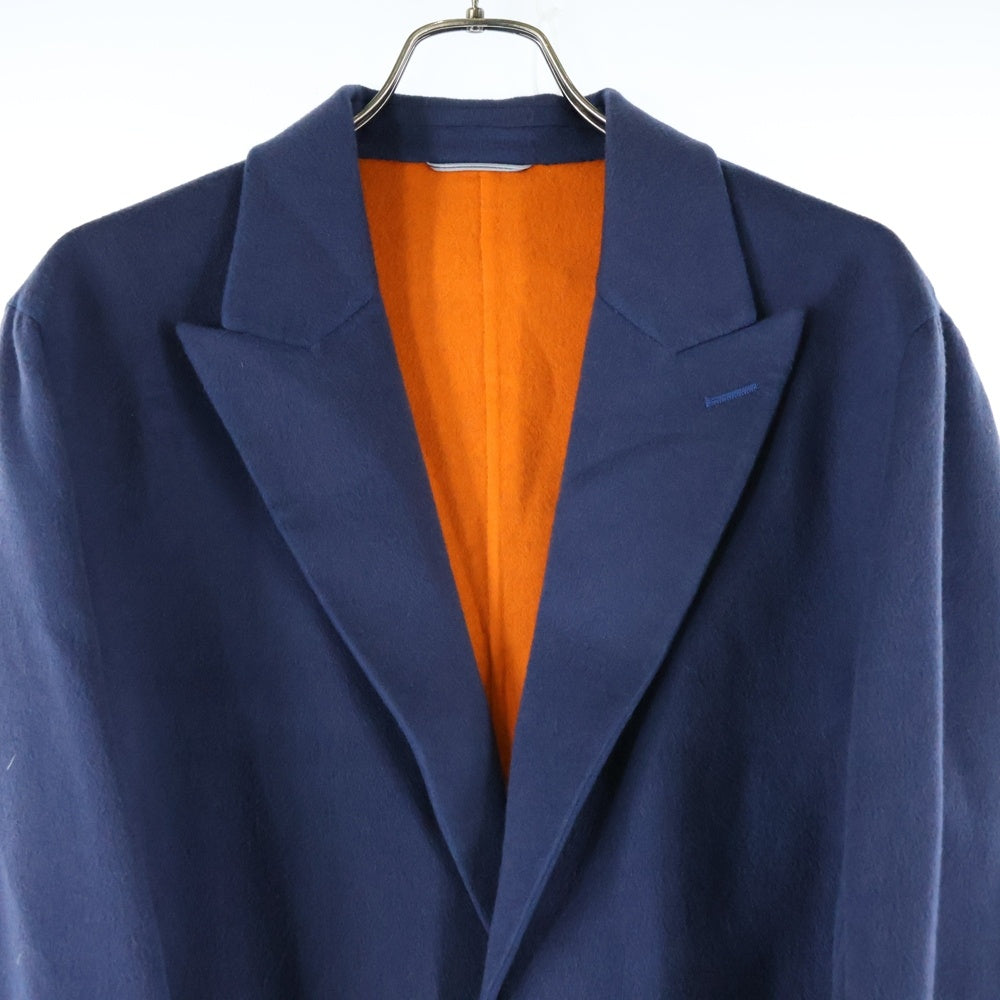 DIOR(ディオール) Wool Coat ウール ロングコート ネイビー 143C350A4748