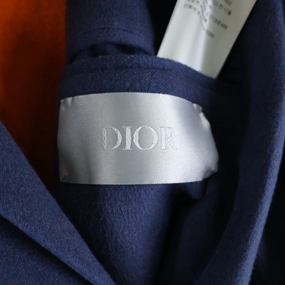 DIOR(ディオール) Wool Coat ウール ロングコート ネイビー 143C350A4748