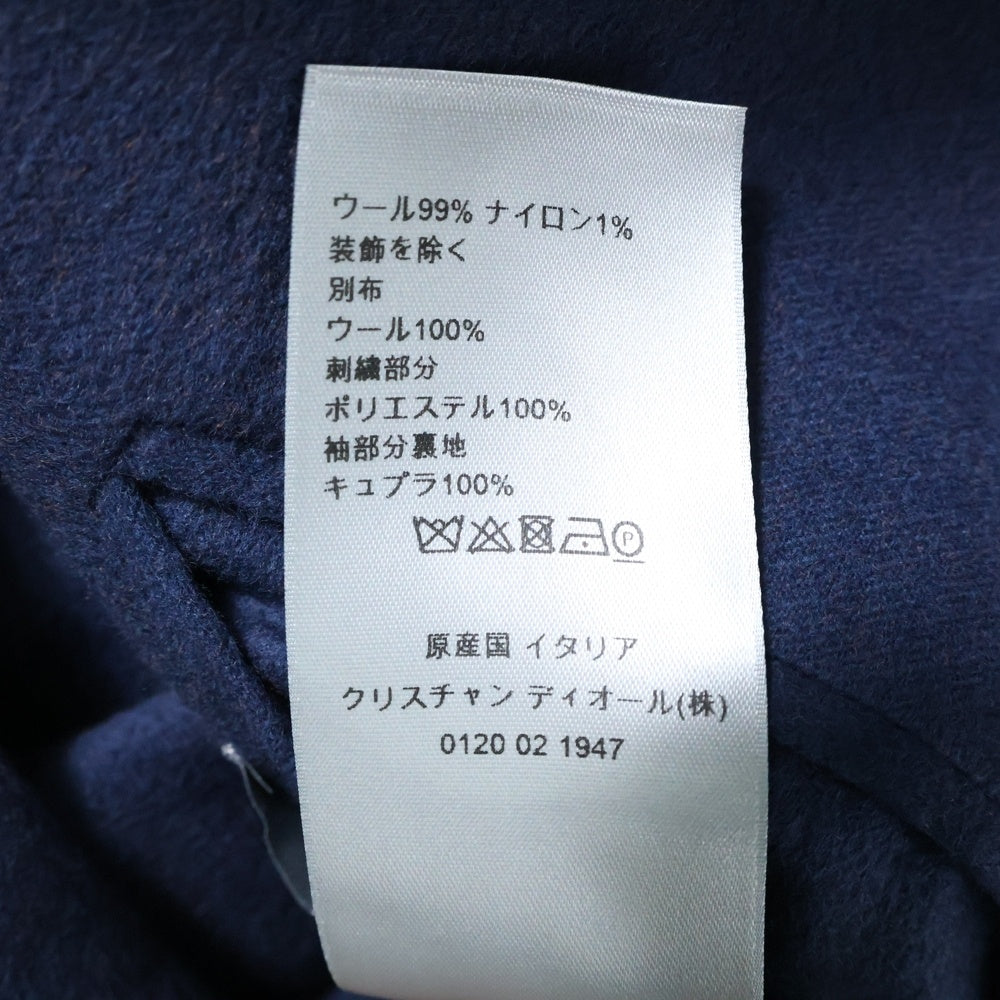DIOR(ディオール) Wool Coat ウール ロングコート ネイビー 143C350A4748