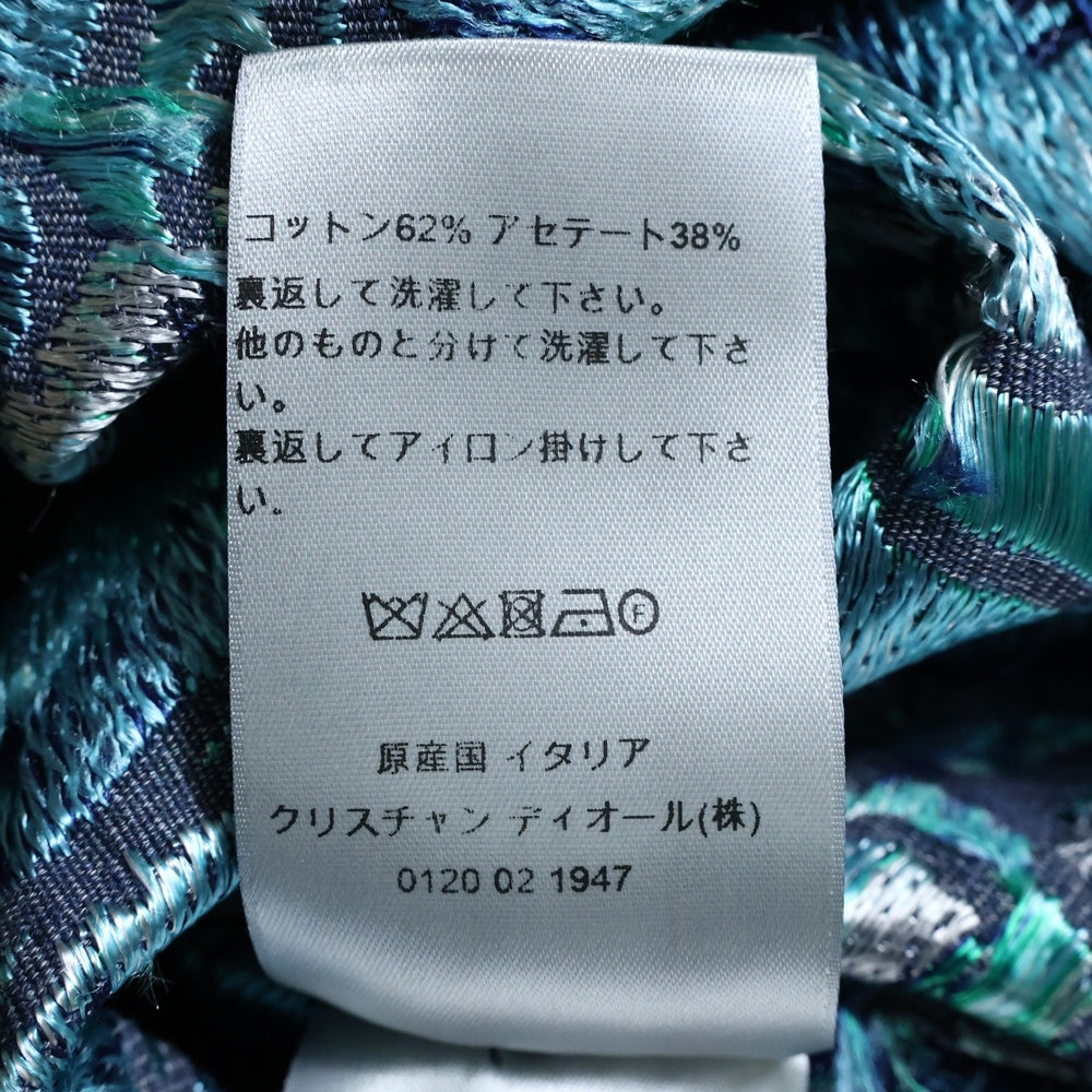 DIOR(ディオール) ×Denim Tears Floral Shirt デニムティアーズ 花柄長袖シャツ グリーン 393D592A325X
