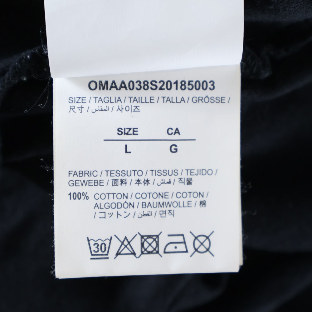 OFF-WHITE(オフホワイト) 20SS Airport Tape T-Shirt 半袖Tシャツ ブラック OMAA038S20185003