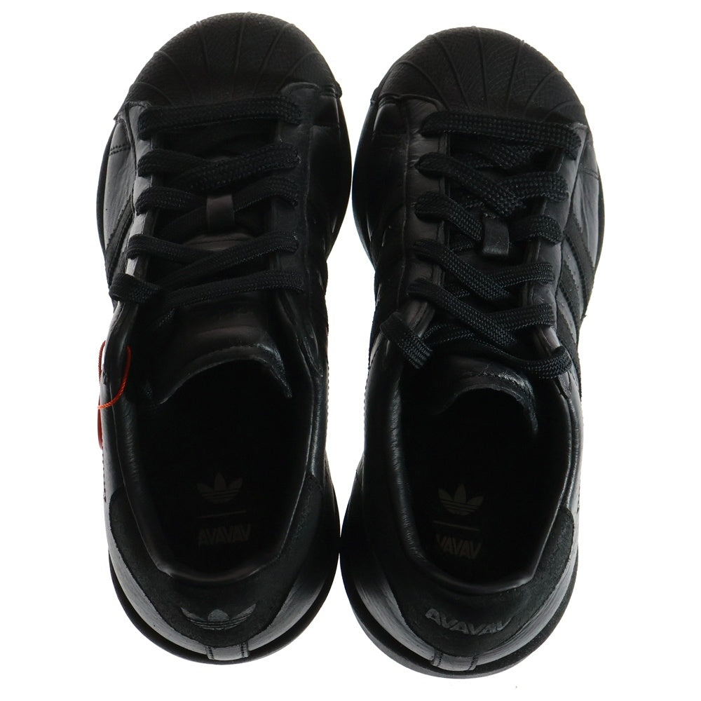 adidas Originals(アディダスオリジナルス) ×AVAVAV SST MODIFIED アヴァヴァヴ モディファイド スーパースター ローカットスニーカー ブラック レディース US6.5/23.5cm JI4585