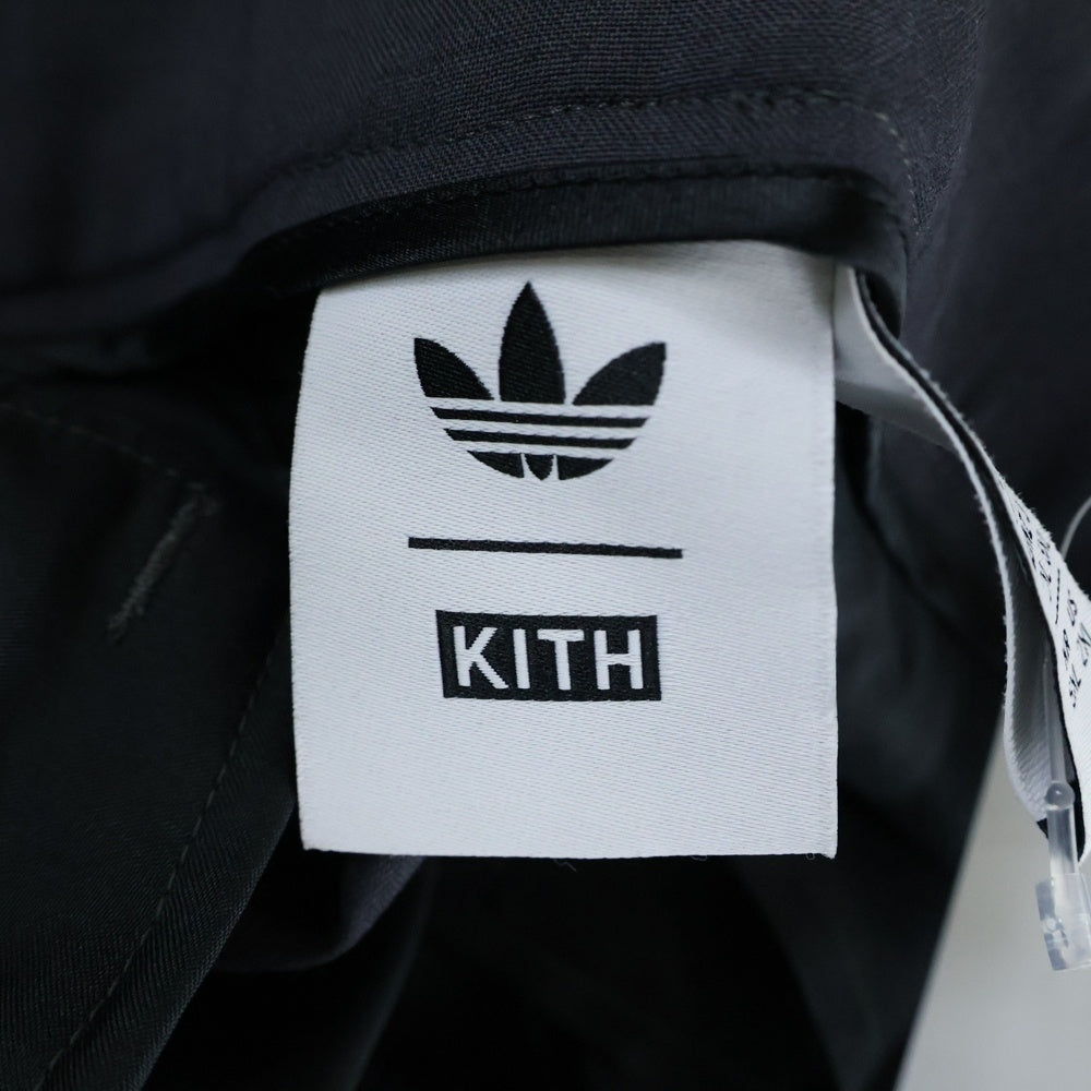 adidas Originals(アディダスオリジナルス) ×KITH Football Suit Pant キス フットボール スーツパンツ スラックス グレー JN3595