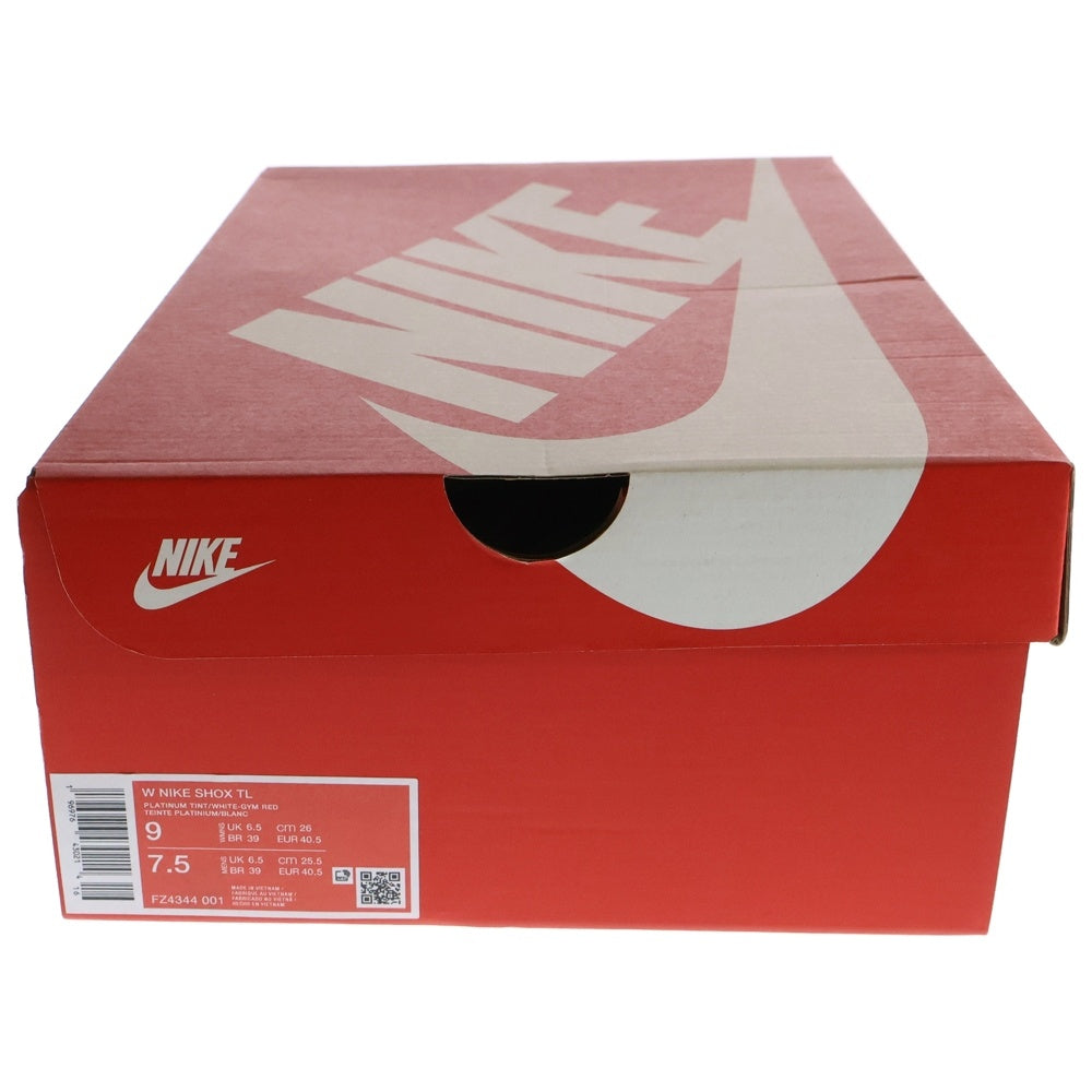 NIKE(ナイキ) W SHOX TL ウィメンズ ショックス ローカットスニーカー グレー US9/26cm FZ4344-001