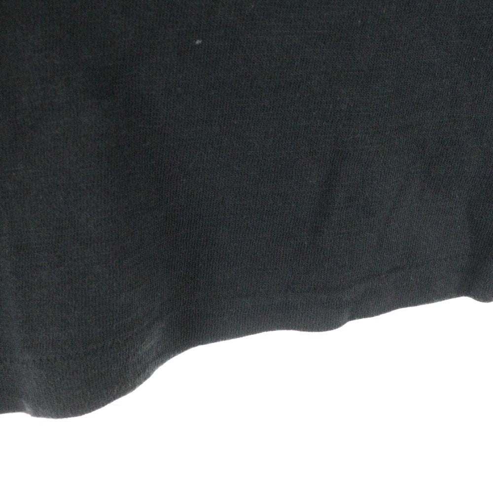 HUMAN MADE(ヒューマンメイド) ×KAWS T-Shirt カウズ フロントロゴ 半袖Tシャツ カットソー ブラック