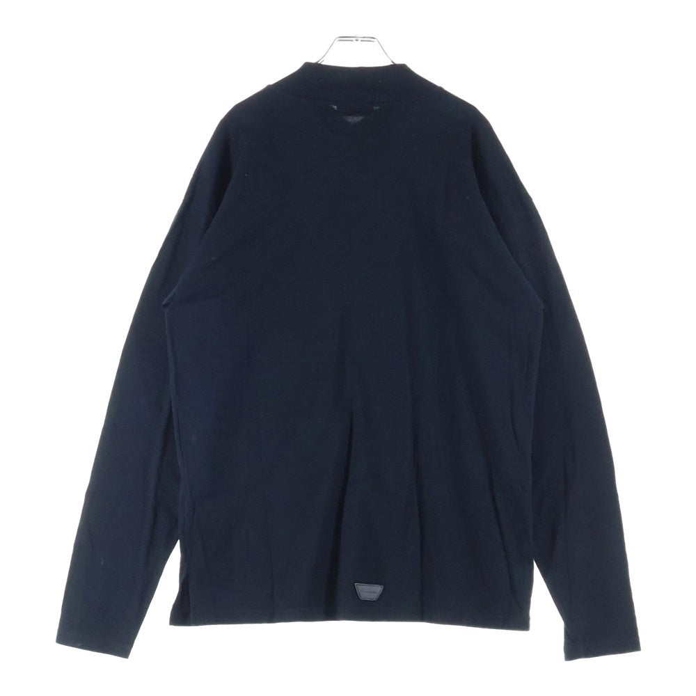 FORSOMEONE(フォーサムワン) L/S TEE モックネック長袖Tシャツ ロンT ブラック 78000332