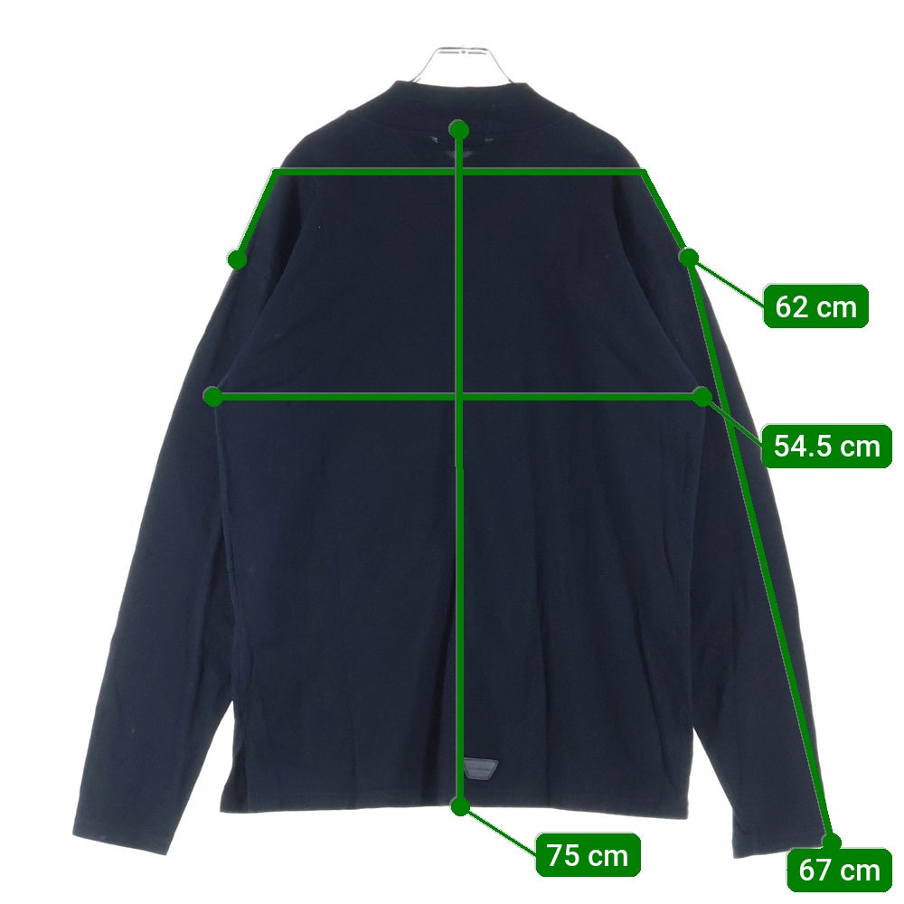 FORSOMEONE(フォーサムワン) L/S TEE モックネック長袖Tシャツ ロンT ブラック 78000332