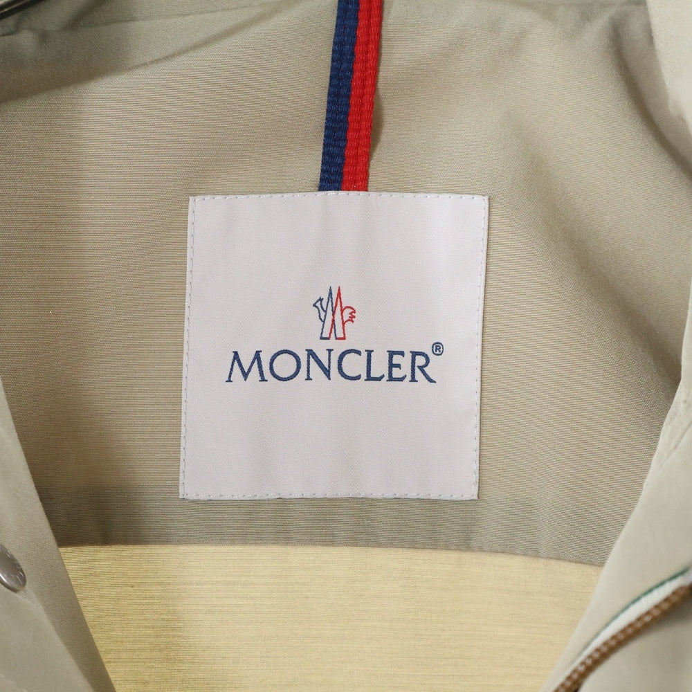 MONCLER(モンクレール) Noues Giubbotto Field jacket ヌージュボットフィールドジャケット ジップアップナイロンジャケット K10911B000025983X ベージュ